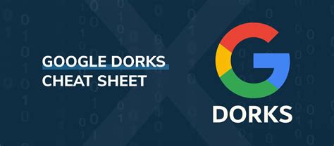 google dorks cheat sheet|Google Hacking and Defense Cheat Sheet .